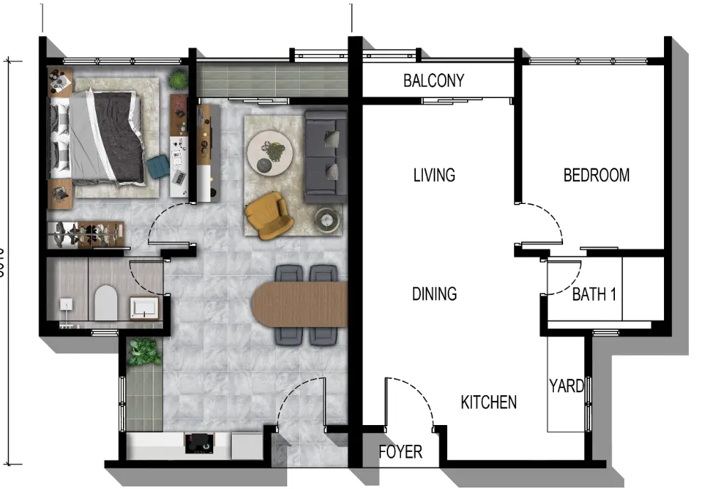 Parkland Type A Floor Plan